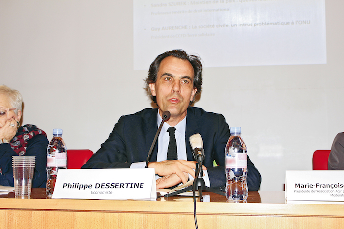 L'économiste Philippe Dessertine est intervenu au Sénat sur la régulation financière le 14 avril dernier. (Kan Zhongguo).