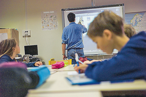 Repenser les méthodes d’enseignements afin de développer les intelligences multiples présentes en chaque enfant. (Fred Dufour/AFP/Getty Images)