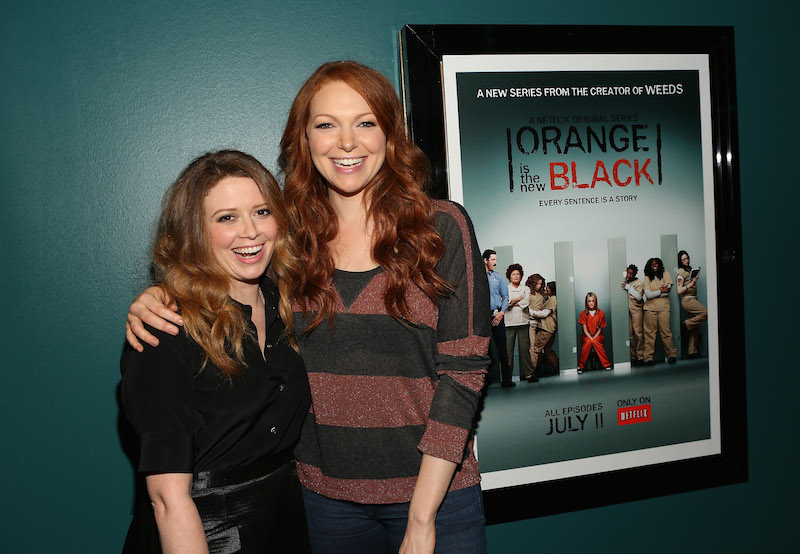 Les comédiennes Natasha Lyonne et Laura Prepon assistent à un visionnement spécial de la série de Netflix Orange is the New Black le 17 juin 2013 à Santa Monica, Californie. (Jesse Grant/Getty Images for Netflix)
