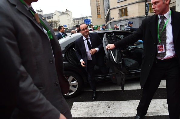 Plusieurs failles de sécurité apparaissent dans la protection du président (EMMANUEL DUNAND/AFP/Getty Images)