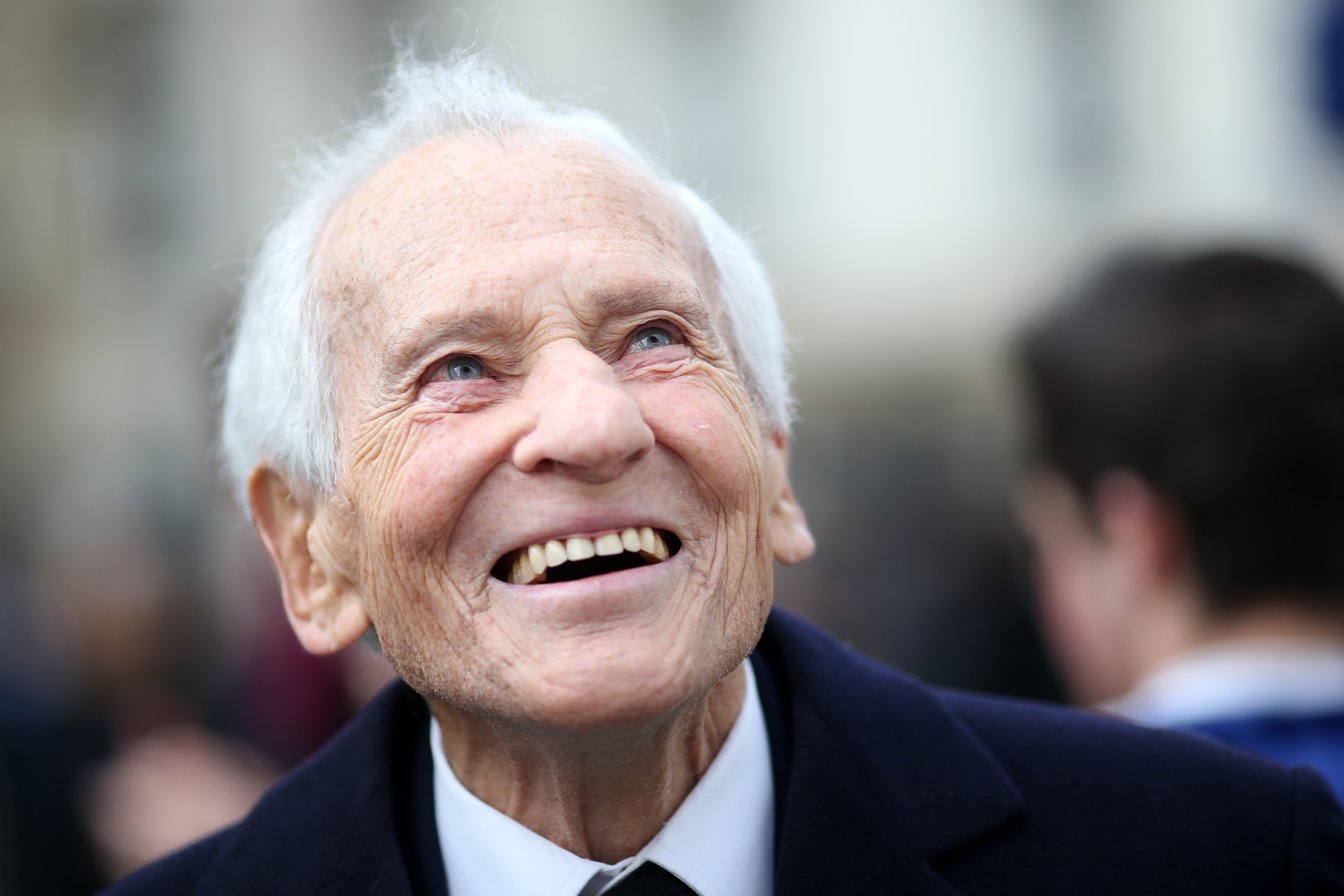 Jean d'Ormessson lors d'une cérémonie, en 2014 (KENZO TRIBOUILLARD/AFP/Getty Images)