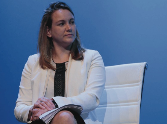 Axelle Lemaire, secrétaire d’État chargée du Numérique à la Gaité Lyrique à Paris le 18 juin dernier.  (Jacques Demarthon/AFP/Getty Images)