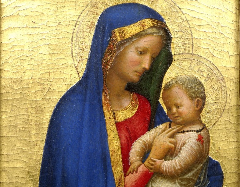 Tommaso di Giovanni Cassai, dit Masaccio, (1401-1428). Vierge à l’Enfant (vers 1426-1427), tempera et or sur bois, 24 x 18 cm. (© Soprintendenza Speciale per il Patrimonio Storico)