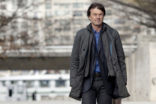 Nicolas Hulot, président de la Fondation Nicolas Hulot pour la Nature et l'Homme le 11 mars 2015 lors du lancement de la campagne My Positive Impact à Paris. (KENZO TRIBOUILLARD / AFP / Getty Images)