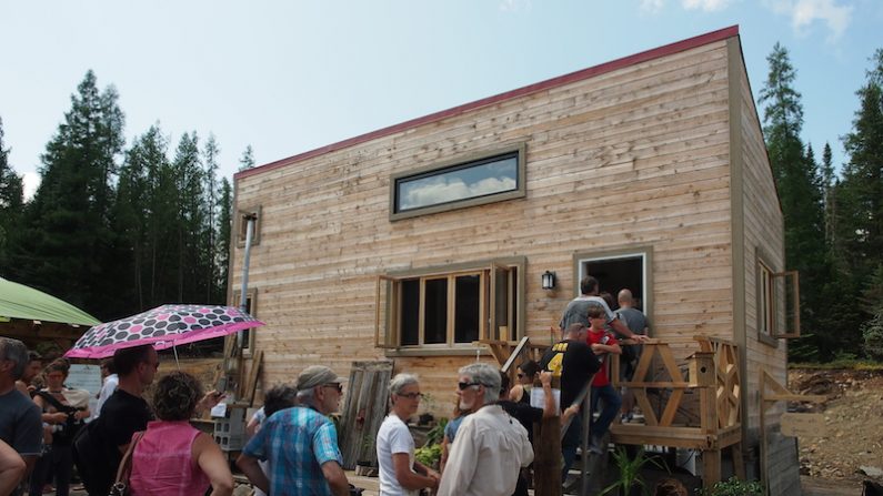 La mini-maison de Josée Godin et Marc LeBlanc: 308 pieds carrés habitables (Nathalie Dieul/Epoch Times)