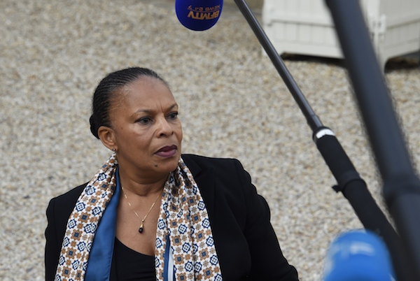 La garde des Sceaux Christiane Taubira (DOMINIQUE FAGET/AFP/Getty Images)