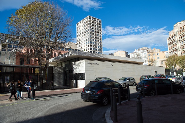 Collège du Vieux-Port à Marseille placé en REP (Réseau éducation prioritaire). (BERTRAND LANGLOIS/AFP/Getty Images)