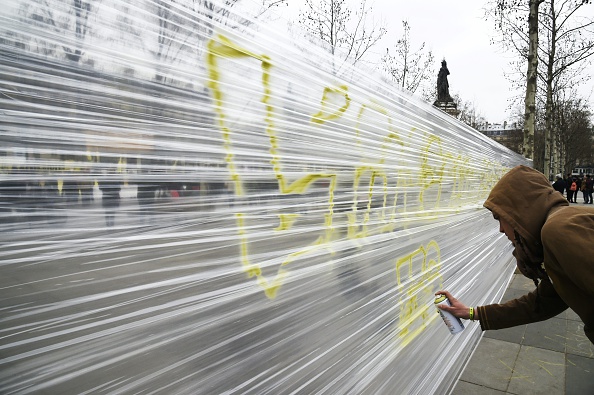 Le collectif #NuitDebout a appelé via les médias sociaux à venir occuper la place de la République. (DOMINIQUE FAGET/AFP/Getty Images)