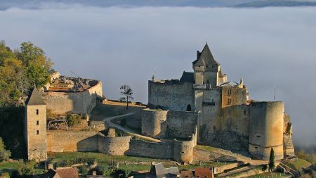 Le château de Castelnaud en Dordogne