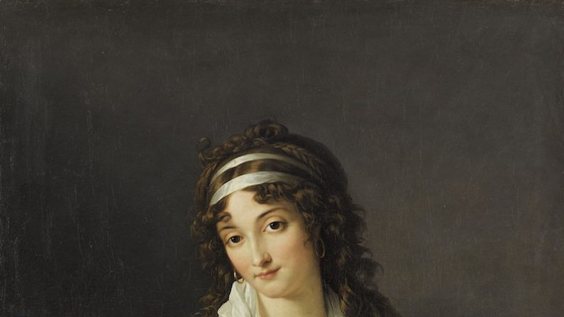 François-André Vincent. Portrait de Madame Boyer-Fonfrède et son fils, 1796. Huile sur toile, 96 x 79 cm. (© RMN-Grand Palais (musée du Louvre) / Mathieu Rabeau)