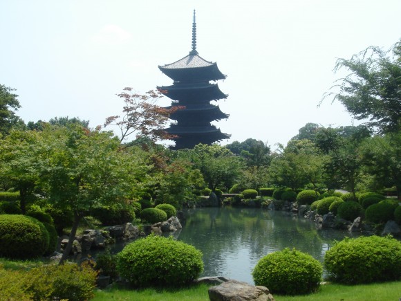 Pagode Tōji à Kyōto, Japon. (Simone Urbinati/CC BY-SA 3.0) 
