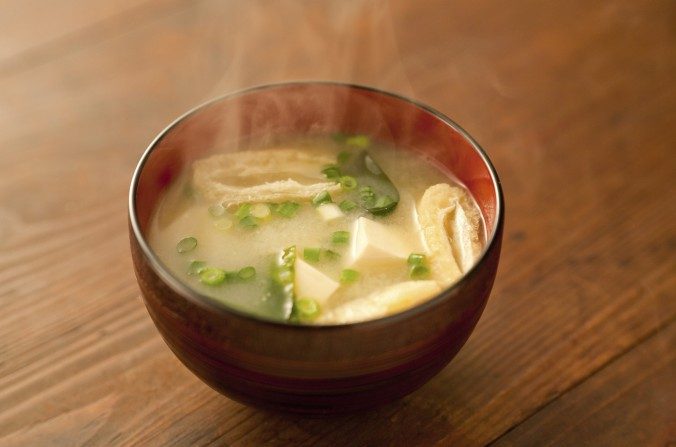 Soupe miso.