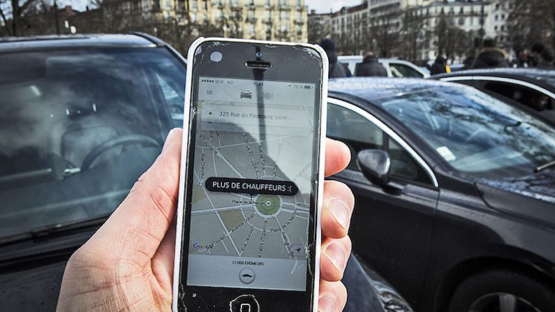 Le statut d’auto-entrepreneur est un levier de l’ubérisation des services.  (GEOFFROY VAN DER HASSELT/AFP/Getty Images)