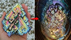 Le bismuth métal se liquéfie en dessous de 0°C