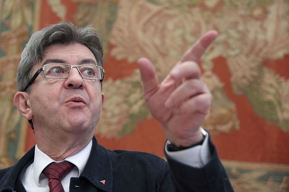 Jean-Luc Mélenchon à Rome, le 11 mars 2017 (TIZIANA FABI/AFP/Getty Images)