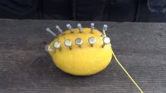 Comment faire du feu en utilisant un citron, des clous et du fil électrique !