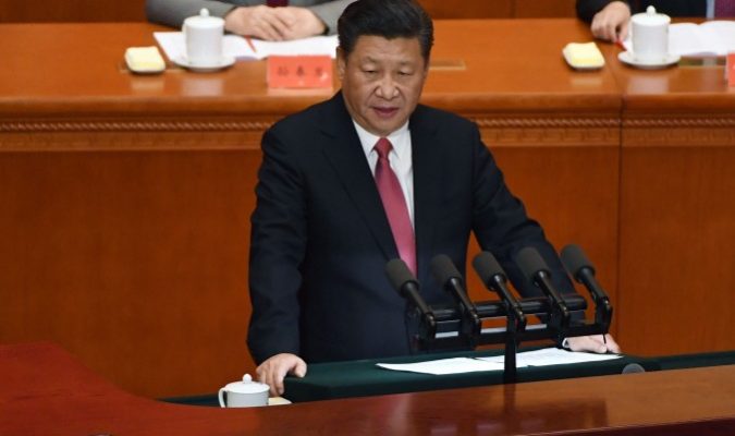 Le dirigeant chinois Xi Jinping au Grand palais du Peuple à Pékin, le 11 novembre 2016. (Wang Zhao / AFP / Getty Images)