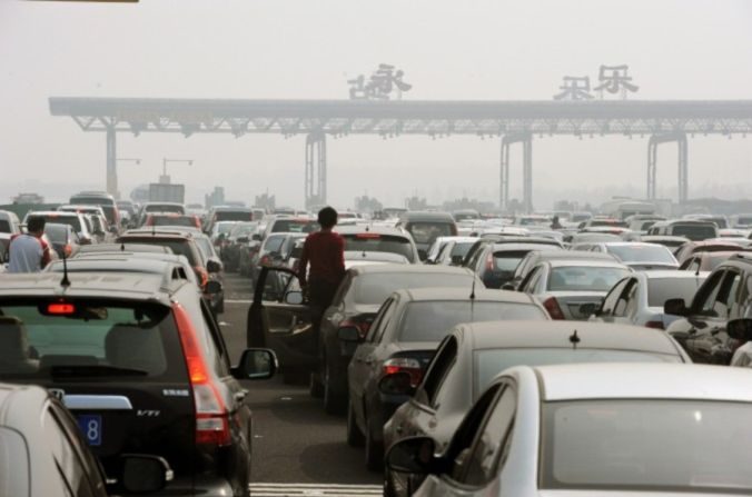 L’autoroute chinoise (STR / AFP / Getty Images)