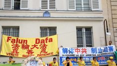 Manifestation devant l’ambassade de Chine pour faire cesser la persécution du Falun Gong