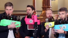 Le groupe Bottle Boys ou une musique géniale avec des bouteilles recyclées