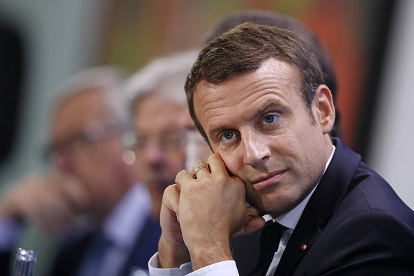 Le président français Emmanuel Macron lors du sommet du G20 en juin 2017 en Allemagne. (Sean Gallup/Getty Images)