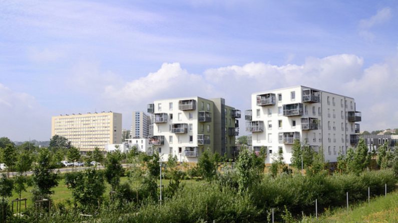 Logements sociaux sur le plateau de Haye, à Nancy. (Alexandre Prévot/Wikimedia, CC BY-SA)