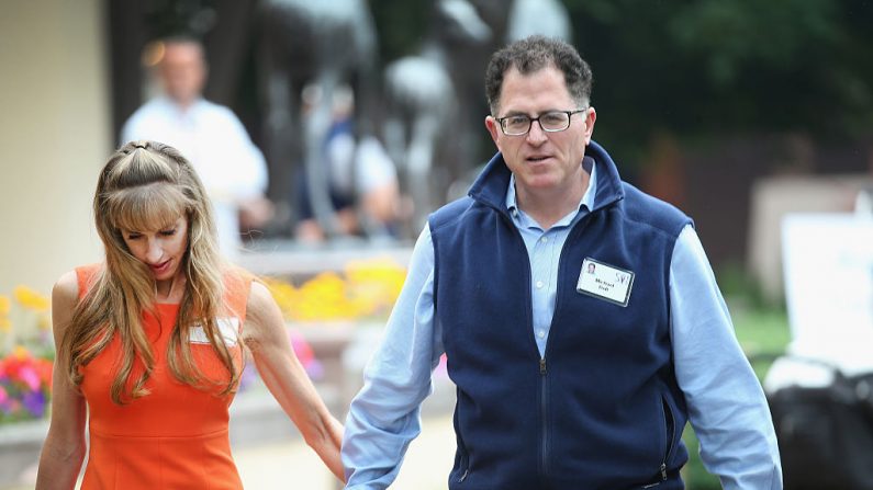 Michael Dell et son épouse Susan. (Photo de Scott Olson/Getty Images)