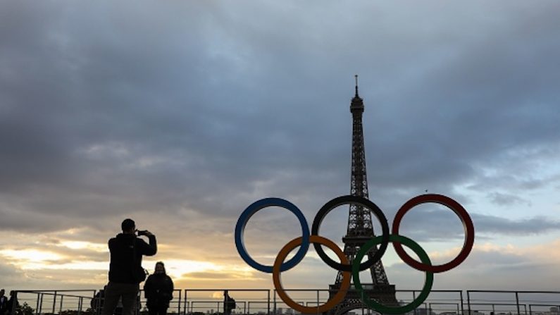 Sur l’esplanade du Trocadéro, à Paris, le 14 septembre 2017. (LUDOVIC MARIN/AFP/Getty Images)