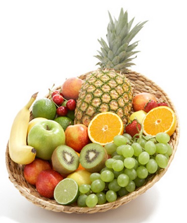 Fresh fruit basket