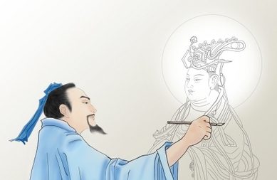 Wu Daozi, homme sage et peintre chinois