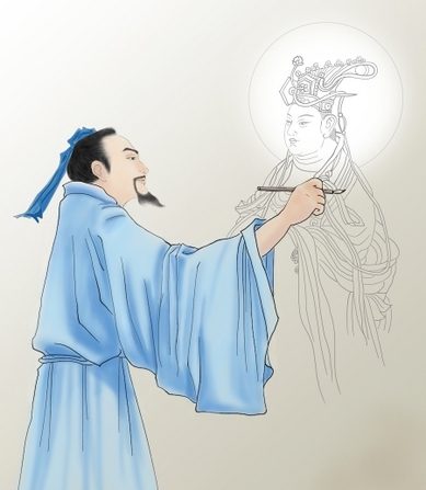 Wu Daozi, homme sage et peintre chinois. (SM Yang/Epoch Times) 