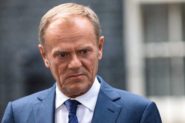 Le président du Conseil européen Donald Tusk à Londres au mois de septembre. « Nous devons garder notre unité quelle que soit la direction prise par les négociations ».
(Jack Taylor/Getty Images)