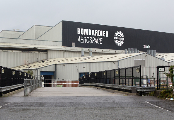 Les quartiers généraux de l'avionneur canadien Bombardier.
 (PAUL FAITH/AFP/Getty Images)