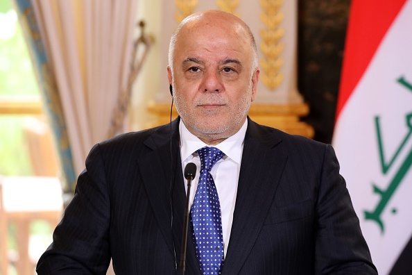 Le Premier ministre irakien Haider al-Abadi, le 5 octobre 2017. (LUDOVIC MARIN / AFP / Getty Images)