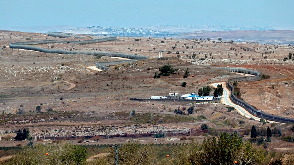 Une photo prise le 6 octobre 2017 montre frontière israélo-syrienne.
(THOMAS COEX / AFP / Getty Images)