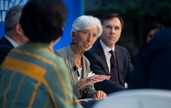 Christine Lagarde au FMI. (SAUL LOEB/AFP/Getty Images)