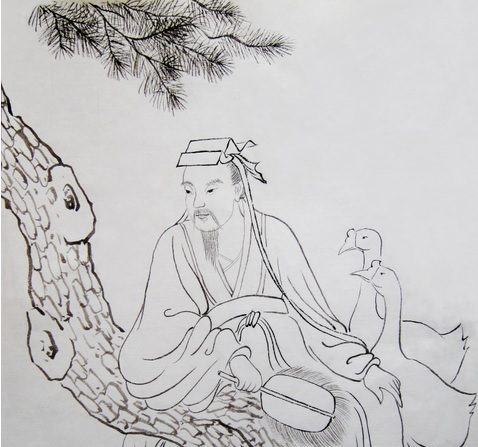 Wang Xizhi, le sage de la calligraphie. (Jade)
