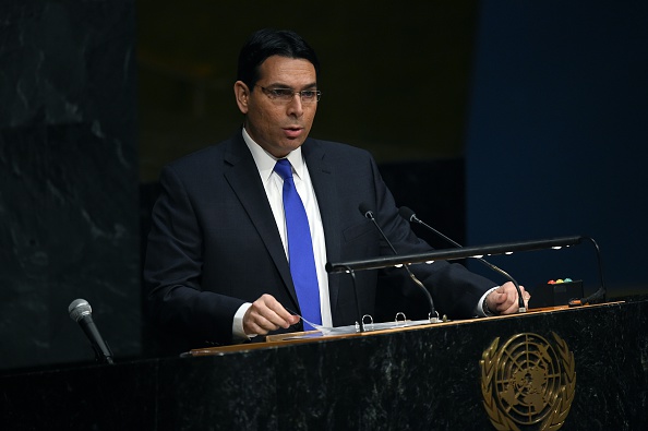 En évoquant un "otage", l'ambassadeur d'Israël à l'ONU, Danny Danon, a affirmé que le Hamas "refusait de fournir un signe de vie" d'Abraham Mengistu. "La communauté internationale et l'ONU doivent faire mieux", a-t-il dit, en réclamant la "libération immédiate" de tous les prisonniers israéliens détenus par des Palestiniens. 
(JEWEL SAMAD/AFP/Getty Images)