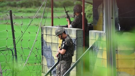 Un militaire nord-coréen passe au Sud