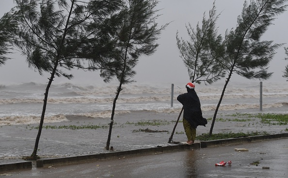 Plage du district de Dien Chau, province centrale de Nghe. (HOANG DINH NAM / AFP / Getty Images)