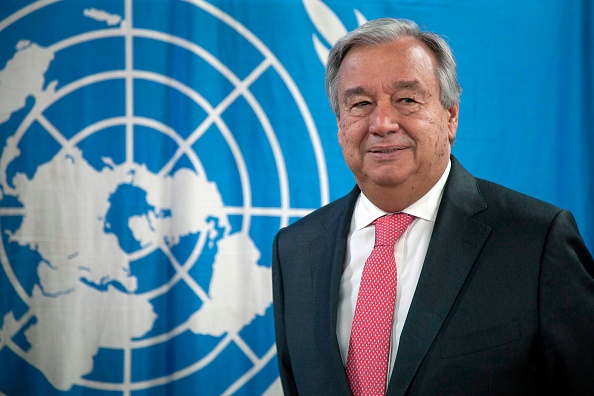 Le secrétaire général de l'ONU Antonio Guterres.
(FLORENT VERGNES/AFP/Getty Images)