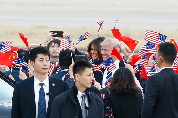 Le Président Trump en chine -
(Thomas Peter-Pool/Getty Images)