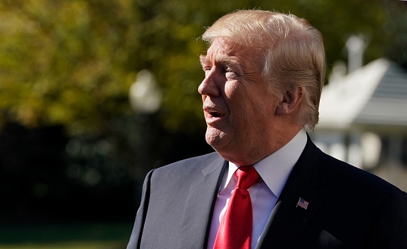 Le président américain Donald Trump est vu lors d'un événement en l'honneur des équipes du championnat national de la NCAA le 17 novembre 2017 à Washington, DC.
(MANDEL NGAN / AFP / Getty Images)