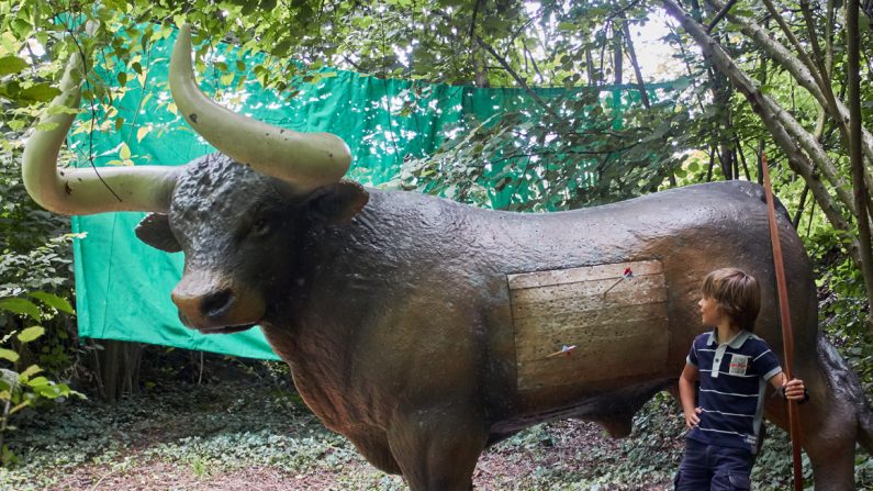 Les origines de l'arc à flèches sont encore floues mais on les situe à la fin de l'ère glaciaire, il y a quelque 10000 ans, à l'époque où proliféraient les aurochs. (photo Charles Mahaux)