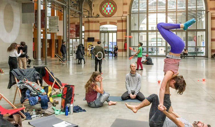 Au Cent Quatre, à Paris. (accelimage)