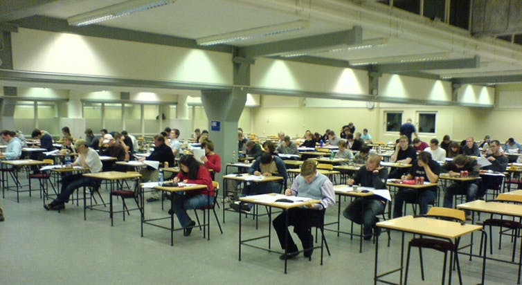 Quel examen ? Pour évaluer quoi ? (Karl Baron/Flickr, CC BY)