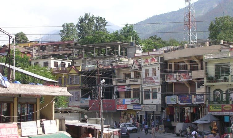 Développement des marchés à Kullu, au nord de l'Inde. (Diya Mehra, Author provided)