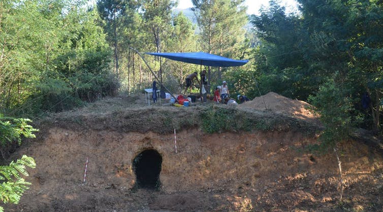 Gisement de Porto Maior en Galice (Espagne). (Eduardo Méndez-Quintas, Author provided)