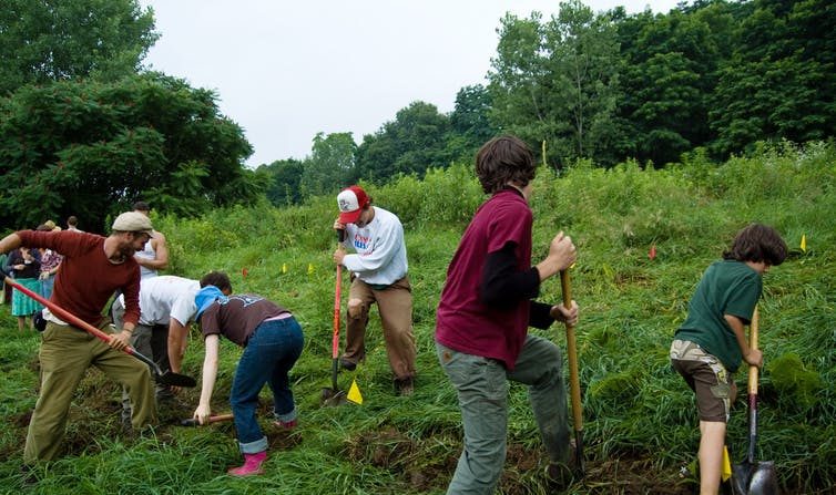 Les permaculteurs inscrivent leur démarche dans une approche globale des systèmes agricoles. (Brian Boucheron/Flickr, CC BY)