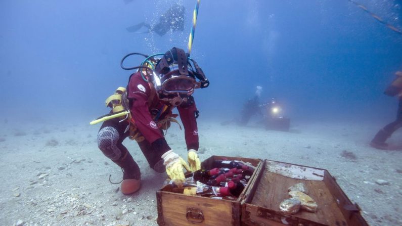      Avoir une cave sous la mer, c'est maintenant possible. Photo BORIS HORVAT/AFP/Getty Images.